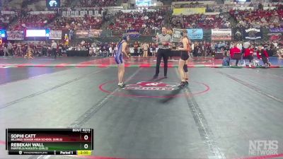 G - 107 lbs Champ. Round 1 - Rebekah Wall, Fairfield/Augusta (Girls) vs Sophi Catt, Billings Senior High School (Girls)