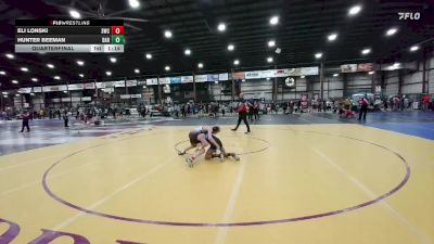 106 lbs Quarterfinal - Hunter Beeman, Darkhorse vs Eli Lonski, Sidney Wrestling Club