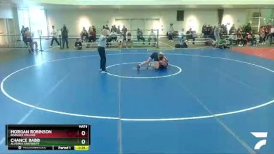 149 lbs Cons. Round 3 - Chance Babb, Alvernia University vs Morgan Robinson, Roanoke College