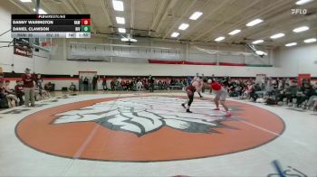 285 lbs Round 2 (6 Team) - Danny Warington, Rawlins vs Daniel Clawson, Riverton