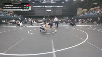133 lbs Cons. Round 2 - John Davis, Missouri Baptist University vs Jaymeson Vander Velde, Bellevue