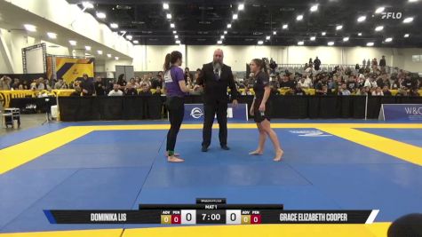 Grace Elizabeth Cooper vs Dominika Lis 2025 World IBJJF Jiu-Jitsu No-Gi Championship