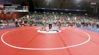 2A-157 lbs Semifinal - Riley DeHaven, Moorcroft vs Caiden Sorenson, Greybull/Riverside