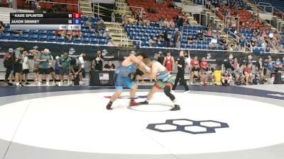 215 lbs Champ. Rd Of 64 - Kade Splinter, Wisconsin vs Jaxon Denney, California