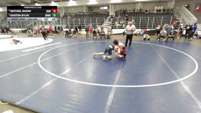 138 lbs Cons. Semis - Easton Bylin, Mat Demon Wrestling Club vs Mitchel Baker, Jackson High School Wrestling