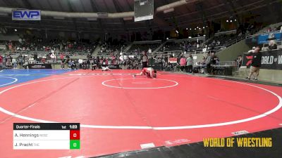 110 lbs Quarterfinal - August Hennings, Nebraska Boyz vs Jonah Pracht, The Best Wrestler