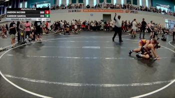 96 lbs Round 5 (6 Team) - Jaedon Jacobs, Team Barracuda vs Carson Garcia, BHWC | Florida Supreme YG