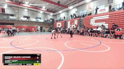 106 lbs Quarterfinal - Garet Craft, Kennewick vs Dominic Deleon Castaneda, Granger