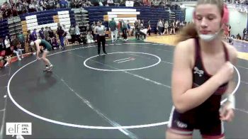 170 lbs. Champ. Round 2 - Macie Tomlinson, DeSoto vs Irelynn Laurin, West Creek