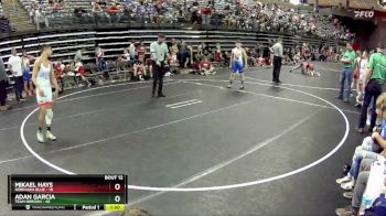 130 lbs Round 4 (6 Team) - Mikael Hays, Nebraska Blue vs Adan Garcia, Team Oregon