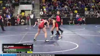 120 lbs Cons. Round 6 - Ally Jelinek, Linn-Mar vs Olivia Rogalla, Assumption, Davenport