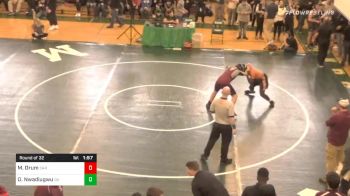 170 lbs Prelims - Matt Drum, Carver vs Onye Nwadiugwu, Oliver Ames