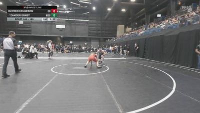 165 lbs Champ. Round 2 - Zander Ernst, Morningside (Iowa) vs Hayden Helgeson, Grand View (Iowa)