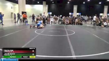 106 lbs Round 4 (8 Team) - Jacob Bucci, Team Clay vs Talyn Fisk, Longhorn WC