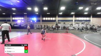 94 lbs Consi Of 8 #2 - Paige Peters, Ventura vs Kelsie Chater, Pounders WC