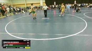 160 lbs Champ. Round 2 - Daniel Long, CO vs Preston McCormick, TN