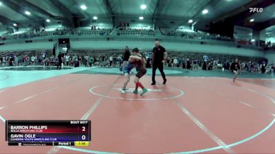 92 lbs Round 3 - Barron Phillips, Rolla Wrestling Club vs Gavin Ogle, Cameron Youth Wrestling Club