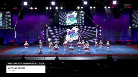 Carthage Comets - Rec Cheer [2023 Show Cheer 1 Ltd. Tiny Mite Medium Day 3] 2023 Pop Warner National Cheer & Dance Championship