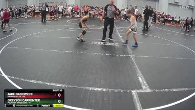 60 lbs Round 3 (8 Team) - Greyson Carpenter, Pedraza Wrestling vs Jake Dadiomoff, Prodigy Elite