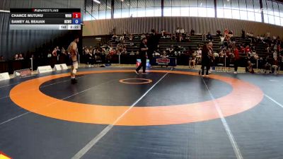 79kg Cons. Semi - Chance Mutuku, Brock WC vs Samey Al Beajan, National Capital Wrestling Club