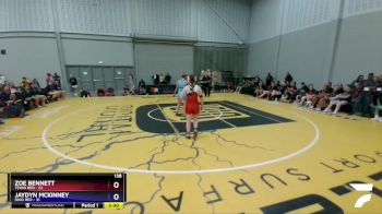 138 lbs Semis & 3rd Wb (16 Team) - Zoe Bennett, Texas Red vs Jaydyn McKinney, Ohio Red