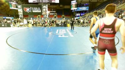 132 lbs Cons 32 #2 - Evan Thompson, NJ vs Lucas Peters, WI