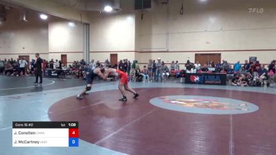 78 kg Cons 16 #2 - John Constien, Camas Wrestling Club vs Joshua McCartney, High Elevation Wrestling Club