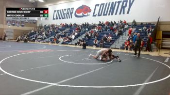 141 lbs Cons. Round 2 - George Kovchegov, Clackamas Community College vs Matix Cooklin, Eastern Oregon University (OR)