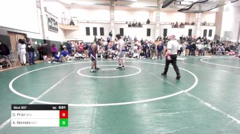 285 lbs Consi Of 16 #1 - Chris Sterling, Walpole vs Matthew Manzi, Quincy/North Quincy