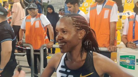 Faith Kipyegon And Jessica Hull Share Their Experience After Running Doha 1500m.