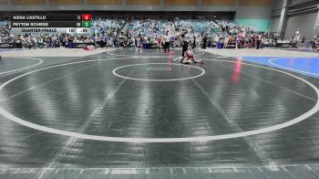 88 lbs Quarterfinal - Aissa Castillo, Takedown Elite vs Peyton Schiess, Oregon