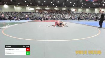 285 lbs Quarterfinal - Dominic Echeverria, Hermiston Wrestling vs Kade West, Lake Stevens Wrestling Club