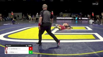157 lbs Quarterfinal - Daniel Cardenas, Stanford vs John Wiley, Oklahoma