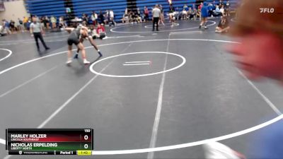 150 lbs Round 6 - Nicholas Erpelding, Liberty North vs Marley Holzer, Lincoln Southeast