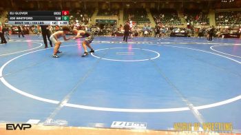 135 lbs Quarterfinal - Eli Glover, Orchard South WC vs Joe Whitford, TEAM PRIDE ACADEMY
