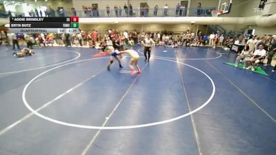 115-120 lbs Quarterfinal - Eryn Butz, Total Domination Wrestling Club vs Addie Brindley, Salem Hills