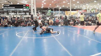 134 lbs Semifinal - AJ Kane, Apache Black - HSC vs Luca Popolizio, Journeymen Black - HSC