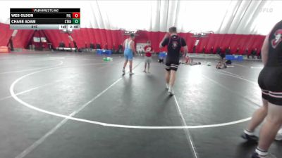 215 lbs Placement Matches (8 Team) - Wes Olson, Pulaski vs Chase Adam, Canton A