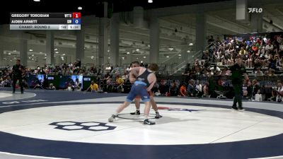 71 Finals kg Champ. Round 2 - Gregory Torosian, World Team Training Center vs Aiden Arnett, Izzy Style Wrestling
