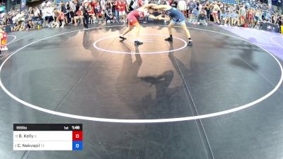 165 lbs Rnd Of 16 - Brody Kelly, IL vs Carter Nekvapil, TX