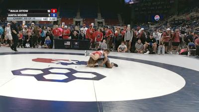 115 lbs Champ. Rd Of 16 - Malia Ottow, Washington vs Janiya Moore, Illinois