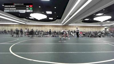 130 lbs Round Of 32 - Evelyn Scott, Deer Park vs Kaiya Maggini, USA Gold