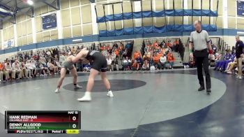 175 lbs Quarters & Wb (16 Team) - Hank Redman, Columbus East vs Denny Allgood, Bloomington South