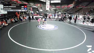 155 lbs Helena Rodriguez, SAWA - Sacramento Area Wrestling Association vs Alyvia Jeha, OCWA - Orange County Wrestling Association