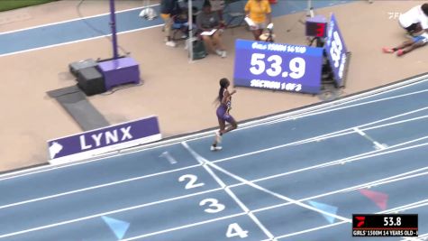 Youth Girls' 1500m, Finals 1 - Age 14