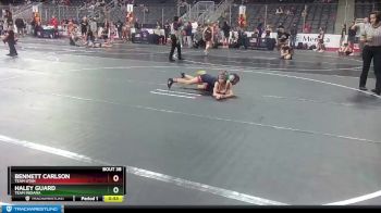 65 lbs Quarterfinal - Haley Guard, Team Indiana vs Bennett Carlson, Team Utah