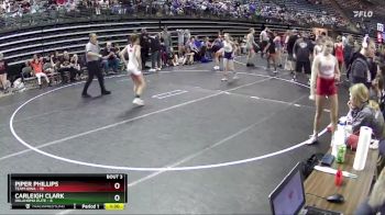 89 lbs Round 2 (4 Team) - Piper Phillips, Team Iowa vs Carleigh Clark, Oklahoma Elite