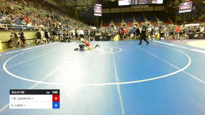 120 lbs Rnd Of 128 - Bradley Lazzerini, OK vs Caiden Latch, IA