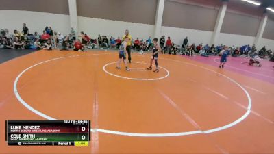 84-86 lbs Round 3 - Cole Smith, Waco Wrestling Academy vs Luke Mendez, North DeSoto Wrestling Academy