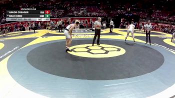 D2-132 lbs Cons. Round 1 - Noah Keen, Cambridge vs Junior Creager, Franklin